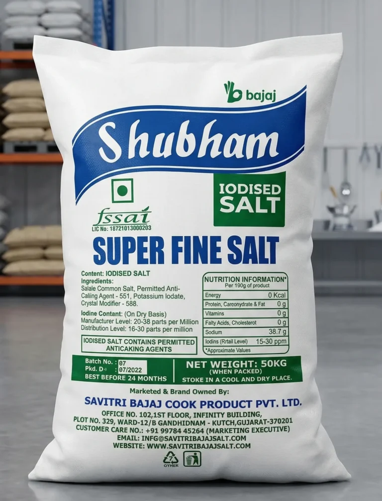 Bajaj Shubham Refined Super Fine Grade Salt