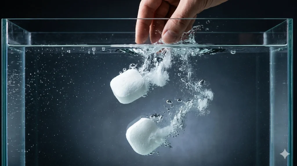 Salt tablets for water softening